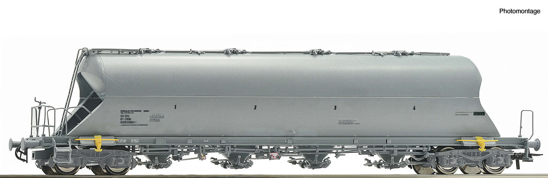 Roco OBB Uacs-x Dust Bogie Silo Wagon VI RC6600052