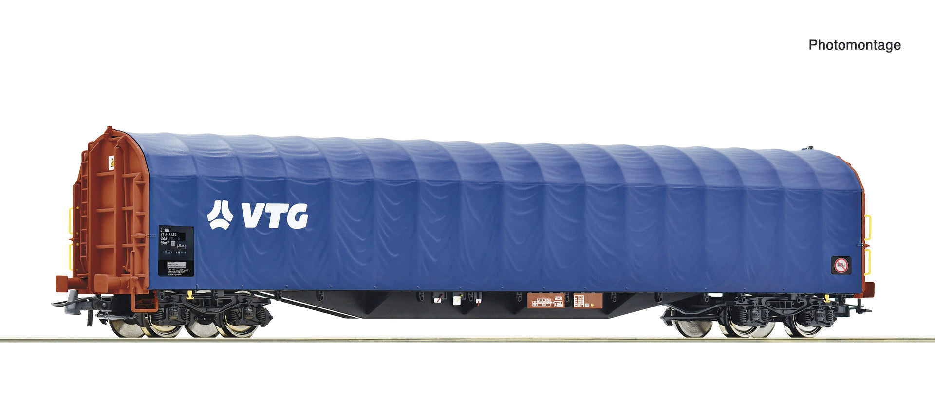 Roco VYG Rilns Sliding Tarpaulin Wagon VI RC6600089