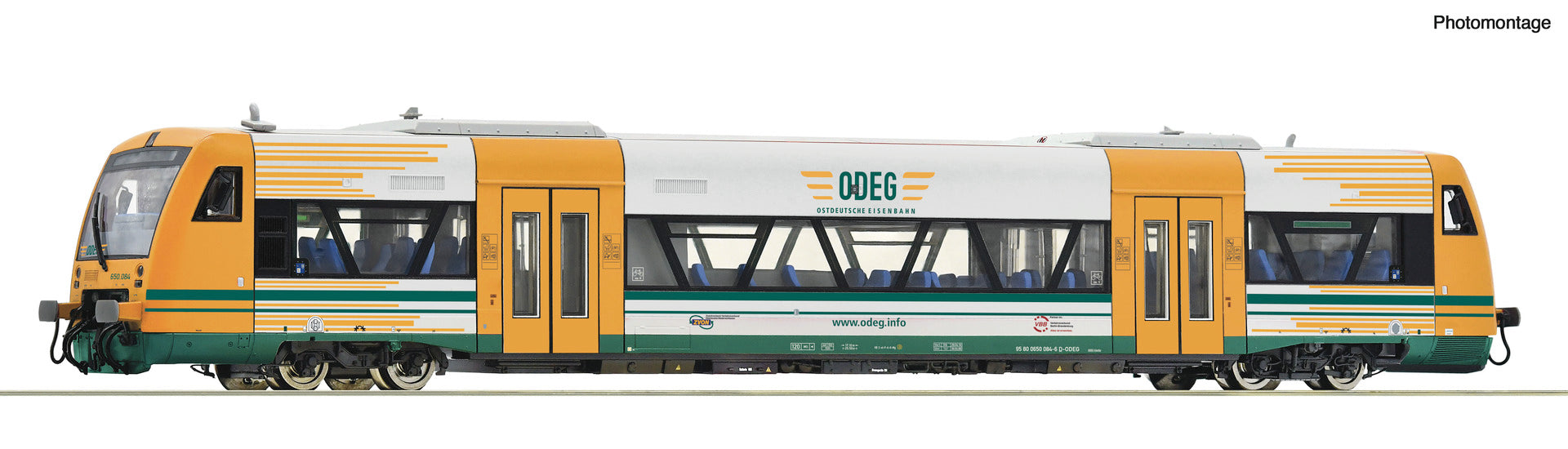 Roco ODEG BR650 Diesel Railcar VI (DCC-Sound) RC70185