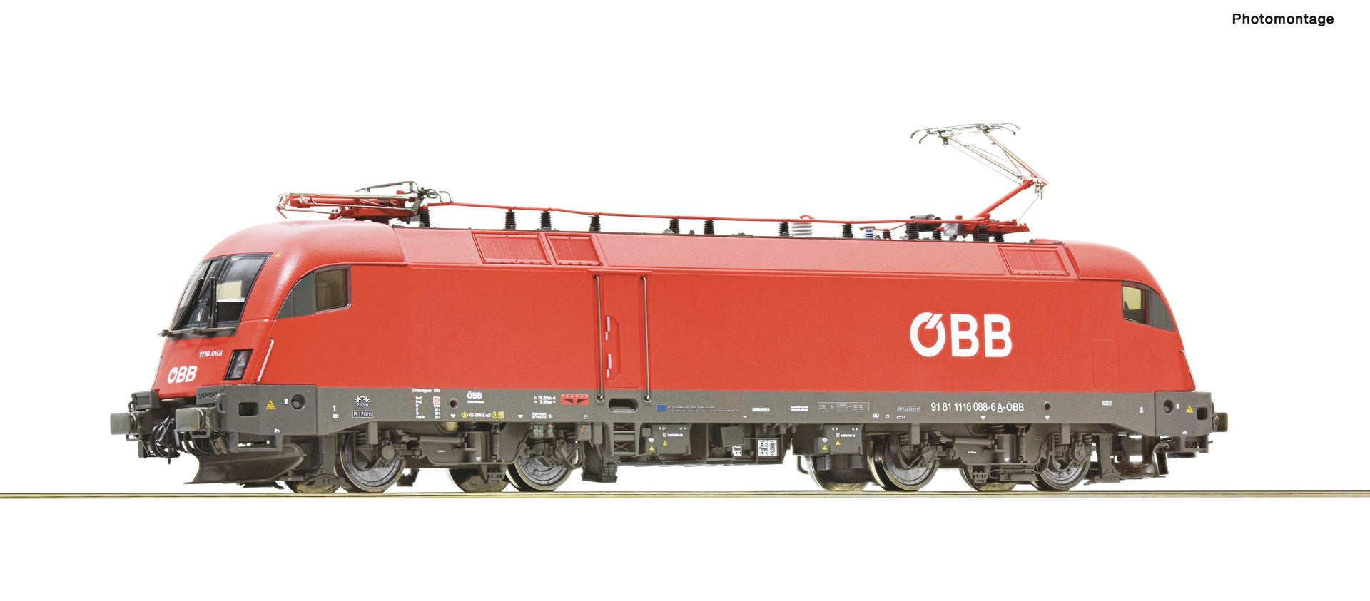 Roco OBB Rh1116 088 Electric Locomotive VI (DCC-Sound) RC70527