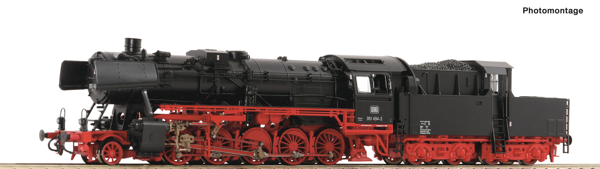 Roco DB BR051 494-3 Steam Locomotive IV (DCC-Sound) RC7110010