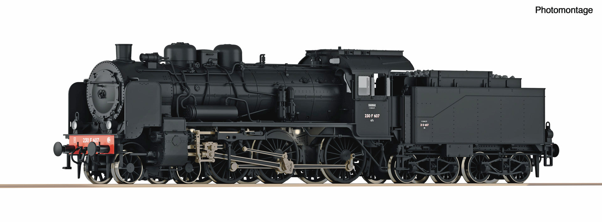 Roco SNCF 230F 607 Steam Locomotive III RC71385