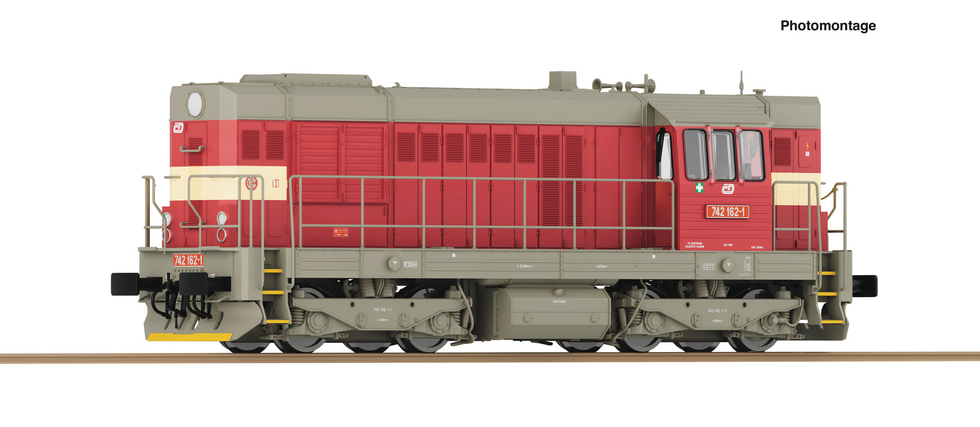 Roco CD Rh742 Diesel Locomotive V (DCC-Sound) RC7310014