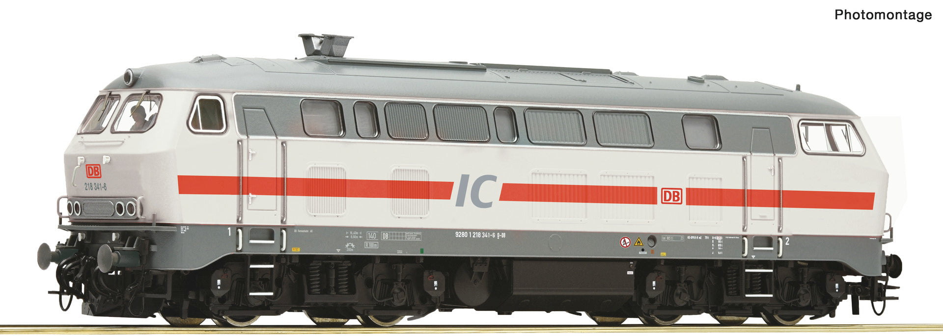 Roco DBAG IC BR218 341-6 Diesel Locomotive VI (DCC-Sound) RC7310035
