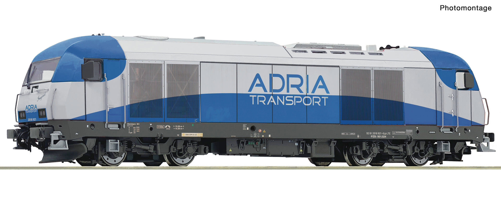 Roco Adria Transport 2016 921-6 Diesel Loco VI (DCC-Sound) RC7310037