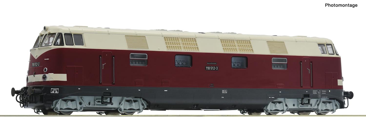 Roco DR BR118 512-3 Diesel Locomotive IV (DCC-Sound) RC73897