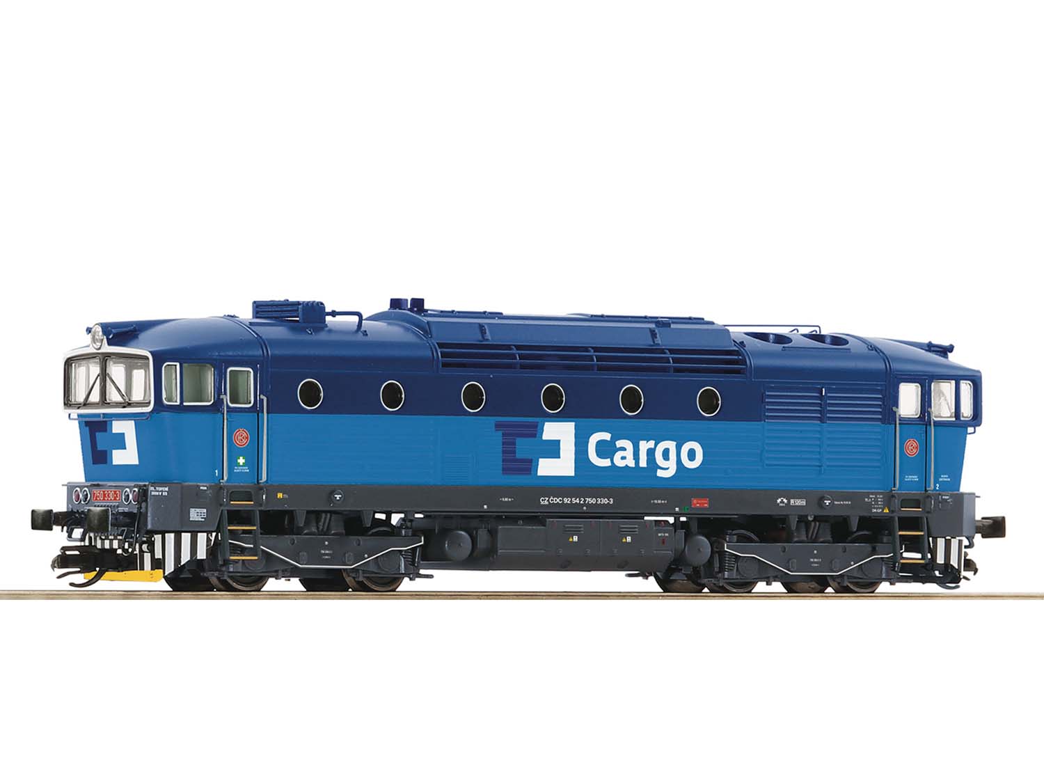 Roco CD Cargo Rh750 330-3 Diesel Locomotive VI (DCC-Sound) RC7390006