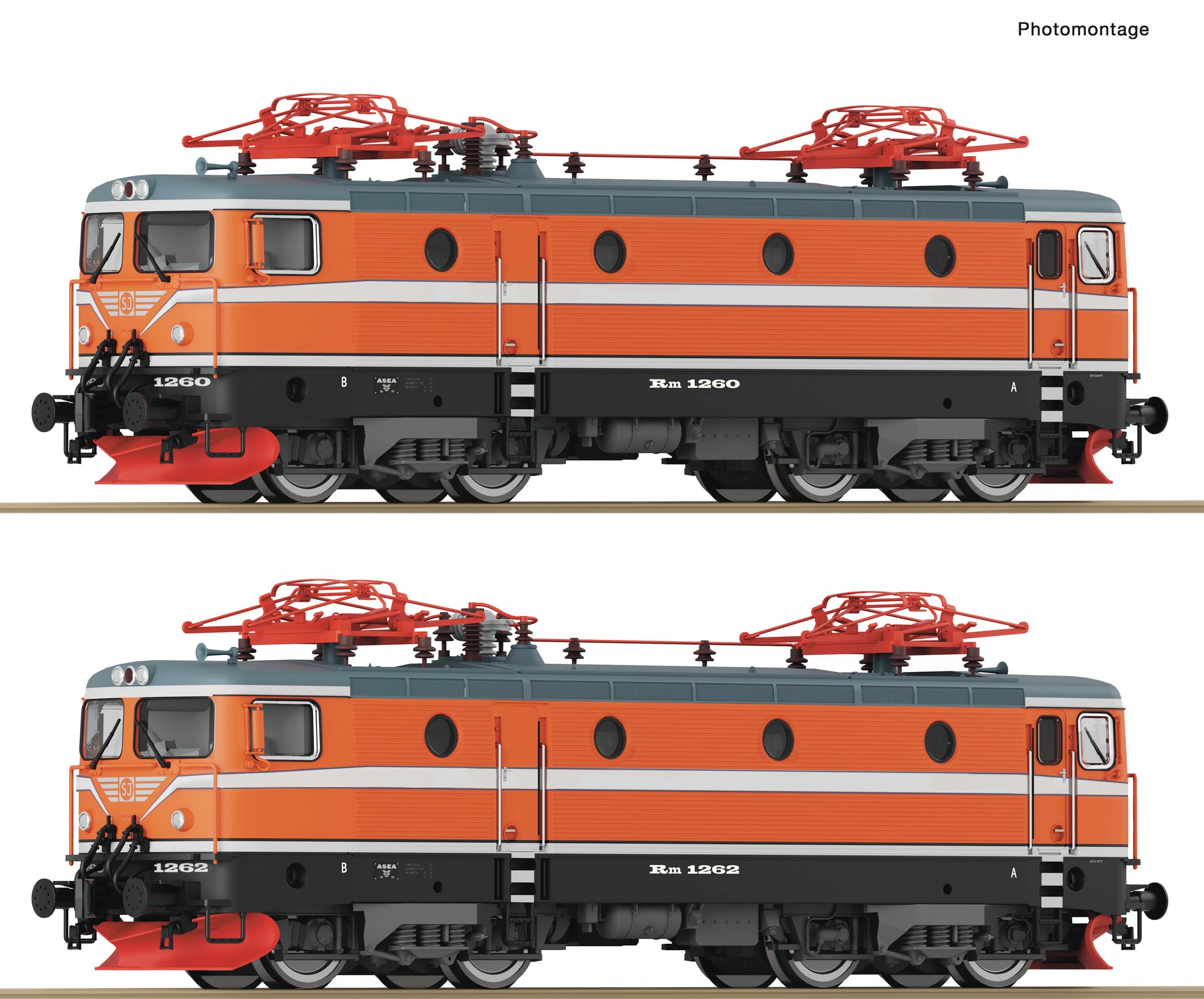 Roco SJ Rm Electric Locomotive Twin Set IV RC7500048