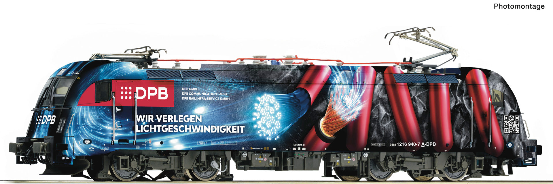 Roco DPB Rh1216 940-7 Electric Locomotive VI (DCC-Sound) RC7510005