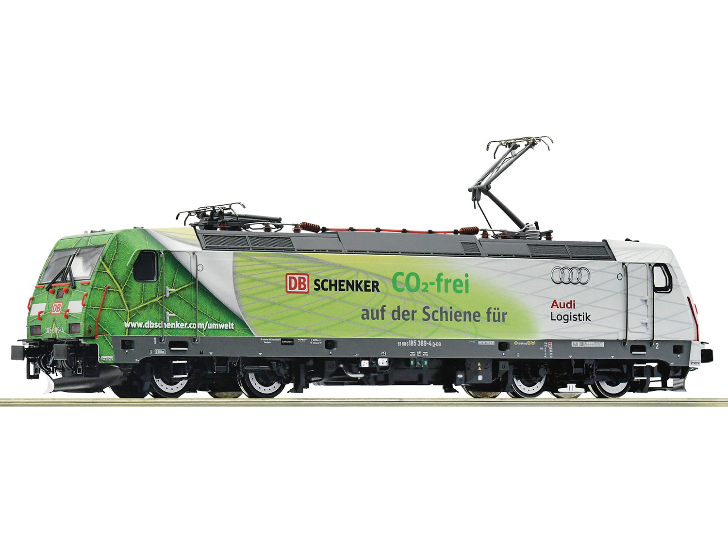 Roco DBAG BR185 389-4 CO2 Frei Electric Loco VI (DCC-Sound) RC7510015