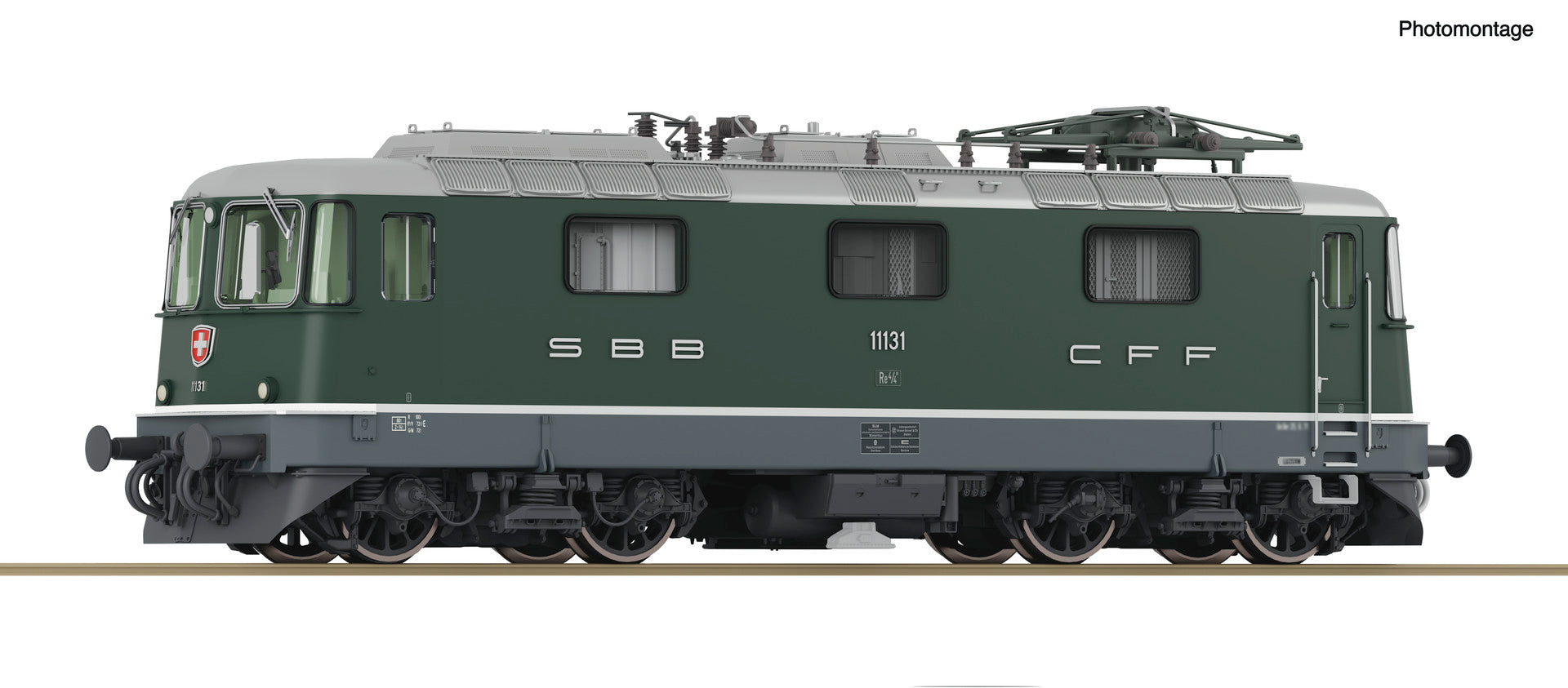 Roco SBB Re4/4 II 11131 Electric Locomotive IV (DCC-Sound) RC7510027 ...