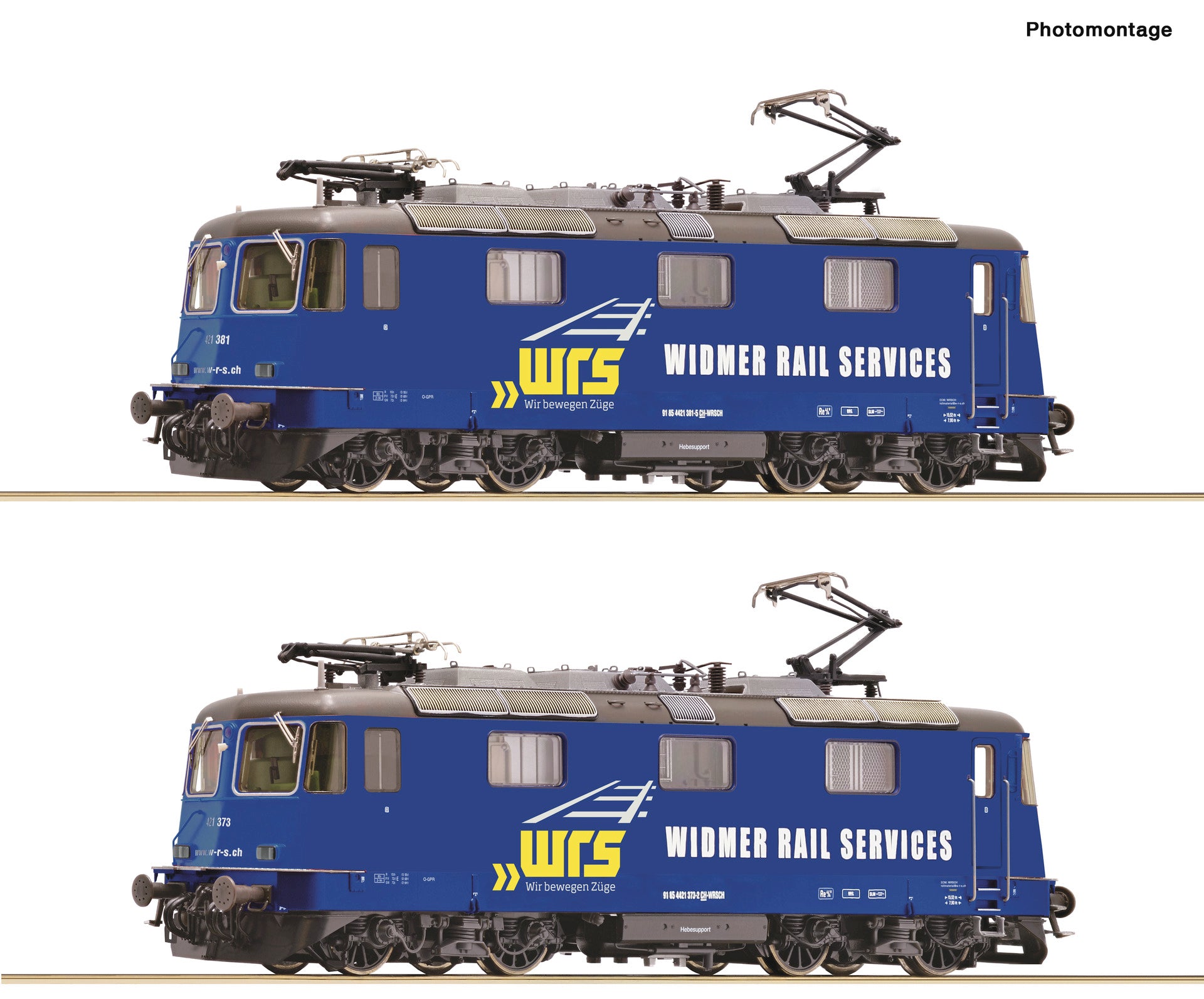 Roco WRS Re421 373-2/381-5 Electric Twin Set VI (DCC-Sound) RC7510045