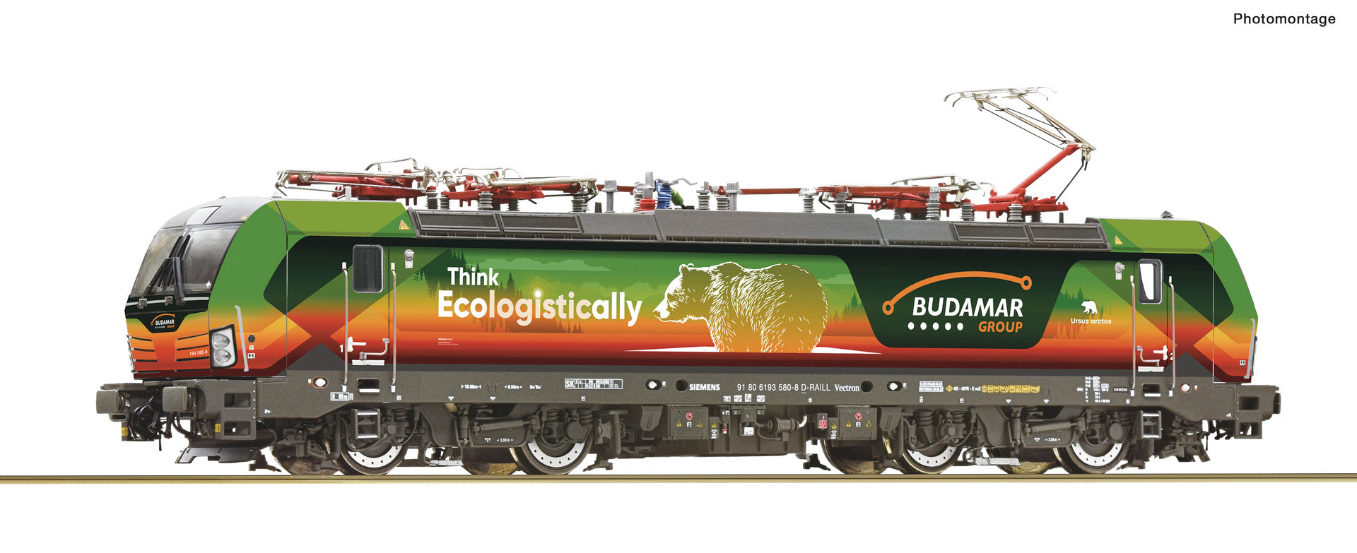 Roco Budamar BR193 580-8 Electric Locomotive VI (DCC-Sound) RC7510063