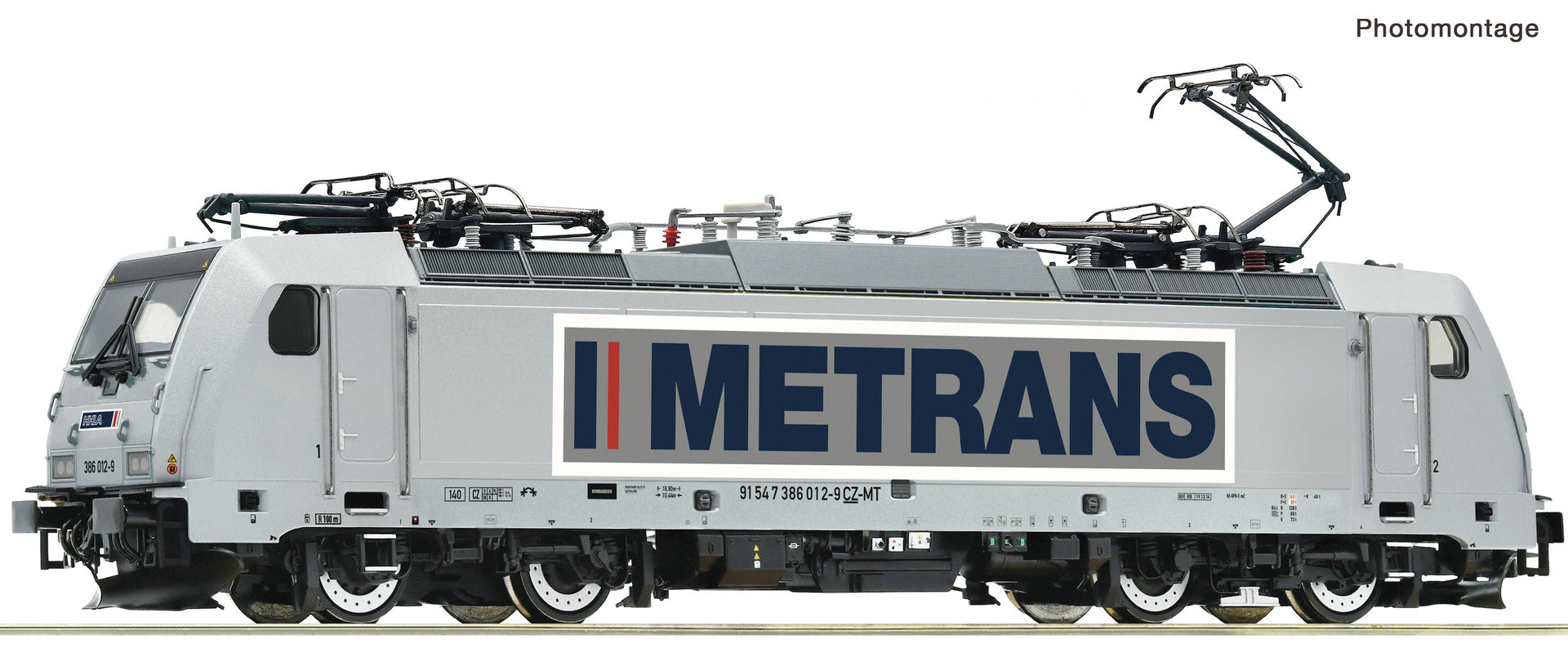 Roco Metrans Rh386 012 Electric Locomotive VI (DCC-Sound) RC7520016