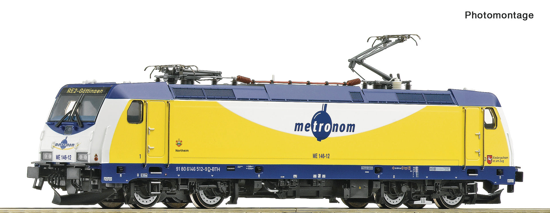 Roco Metronom ME146-12 Electric Locomotive VI (~AC-Sound) RC7520037