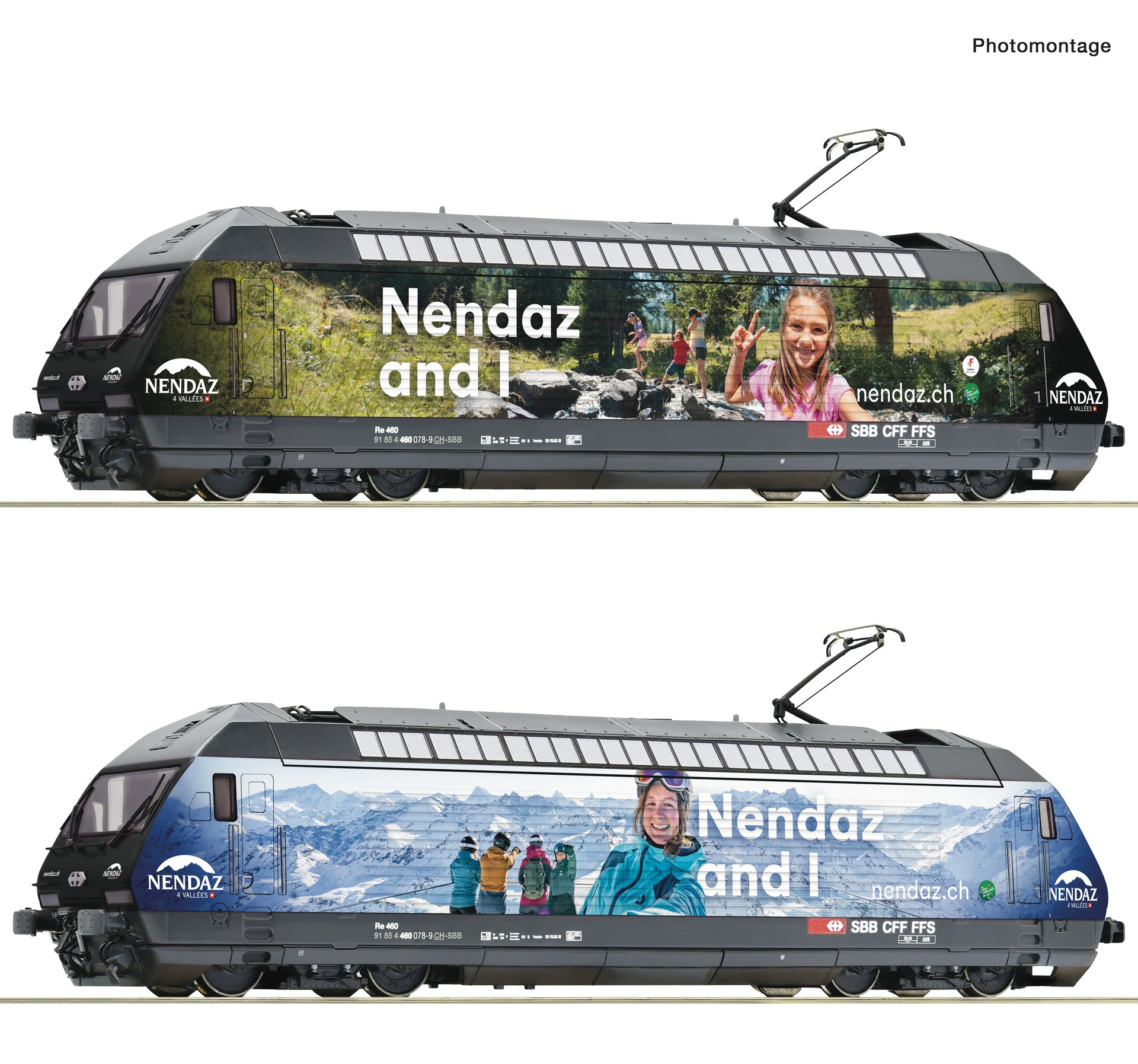 Roco SBB Re460 078-9 Nendaz Electric Locomotive VI (~AC-Sound) RC7520090