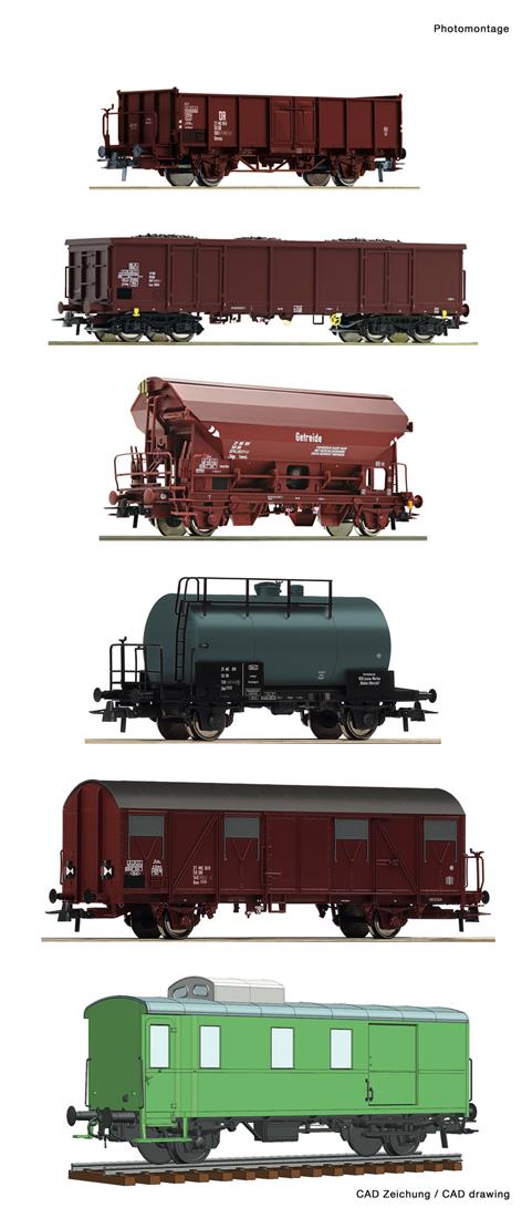 Roco DR Wagon Set (6) IV RC76030