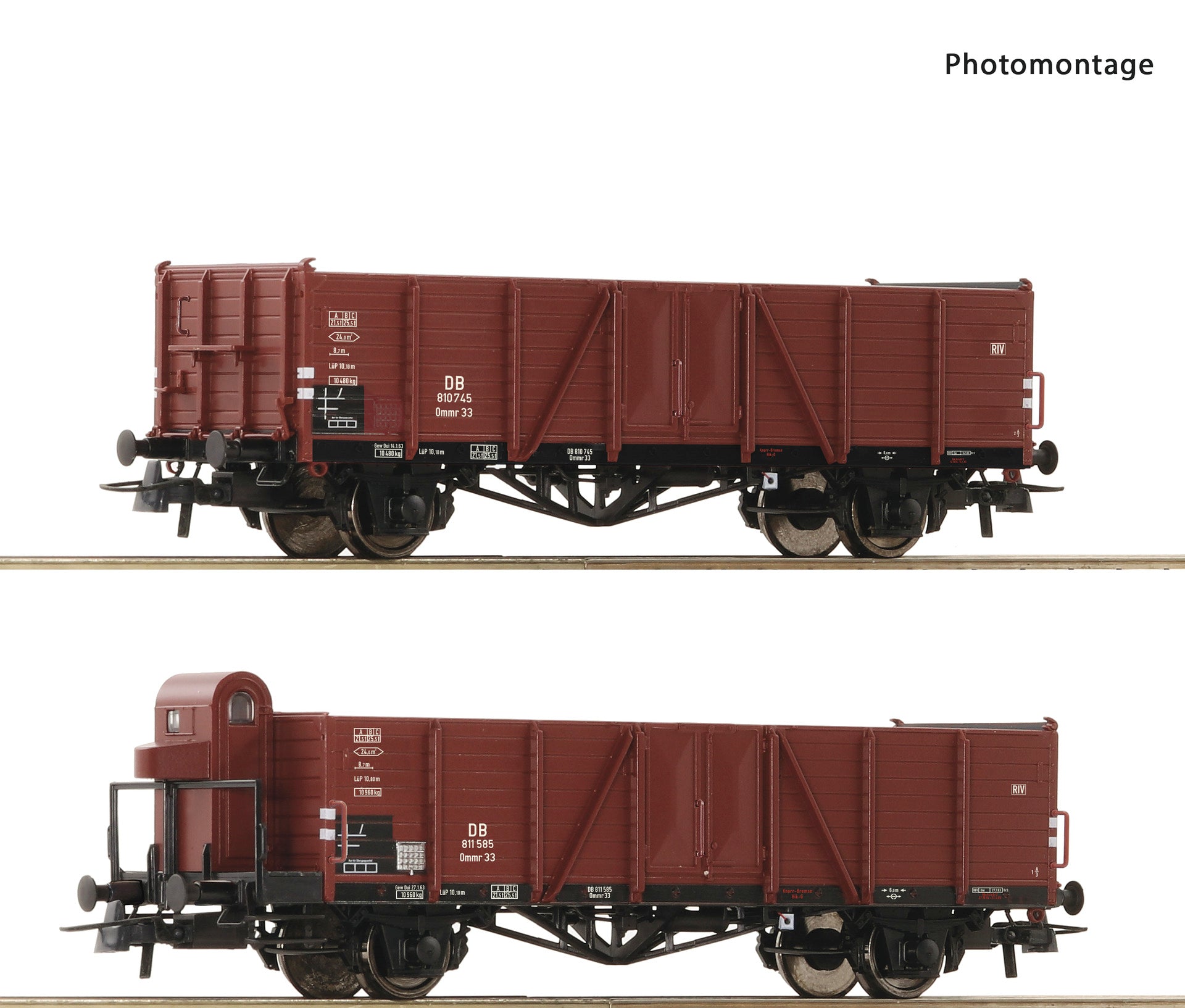 Roco DB Ommr33 Open Wagon Set (2) III RC76289