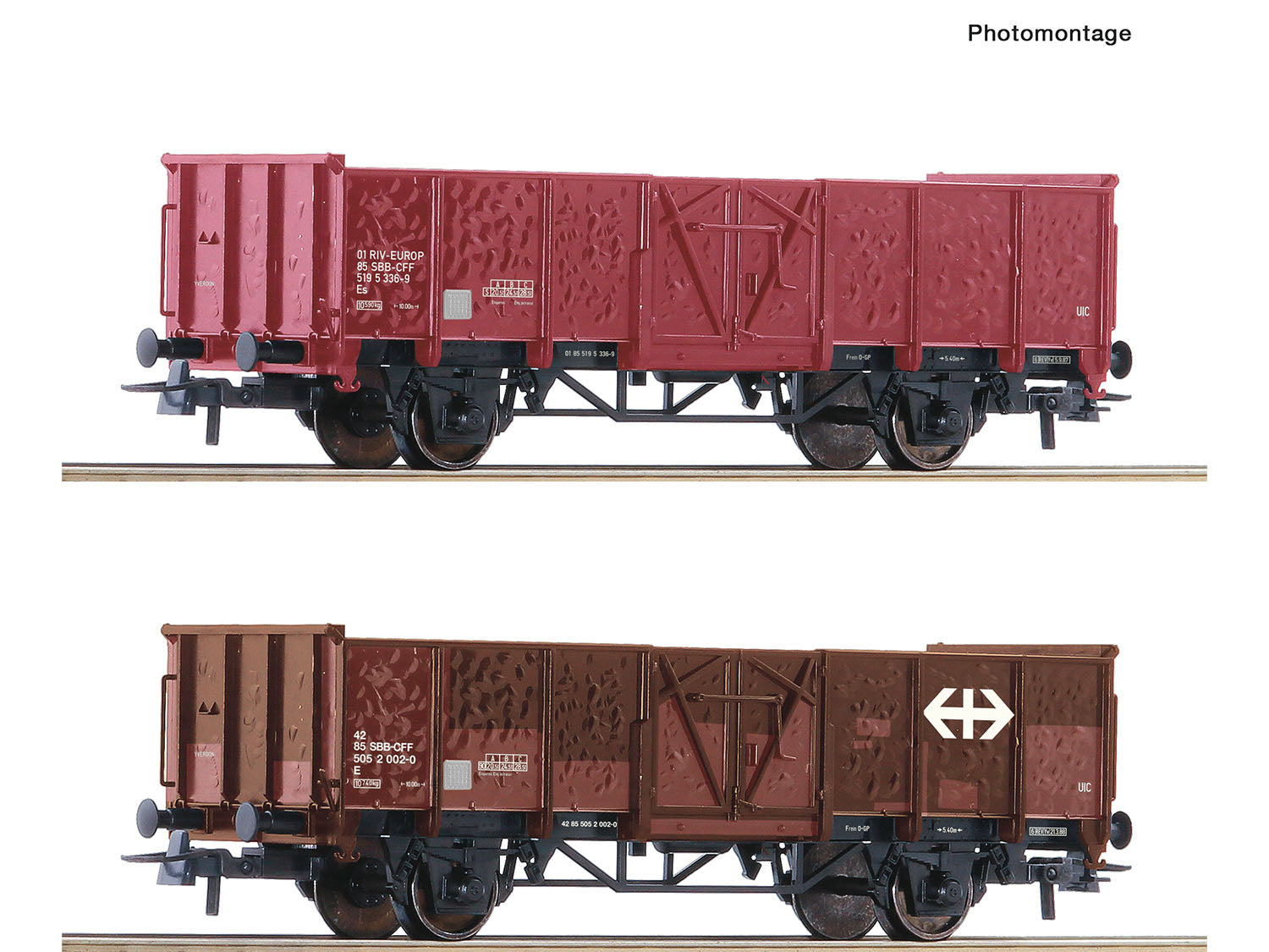 SBB E/Es Open Wagon Set (2) IV