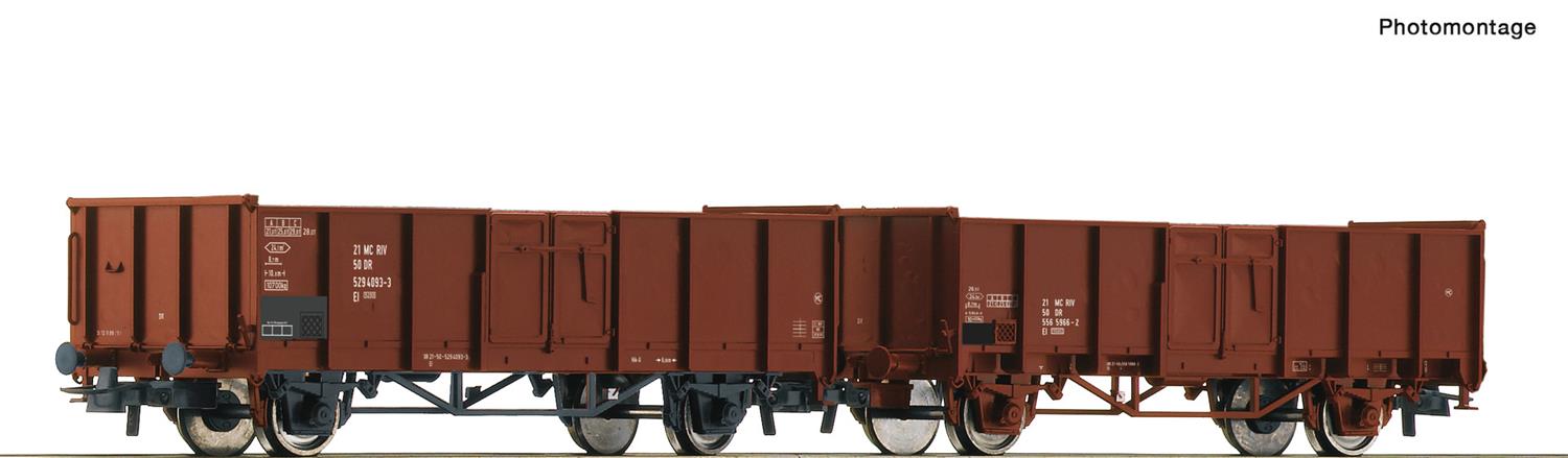 Roco DR Open Wagon Set (2) IV RC77035