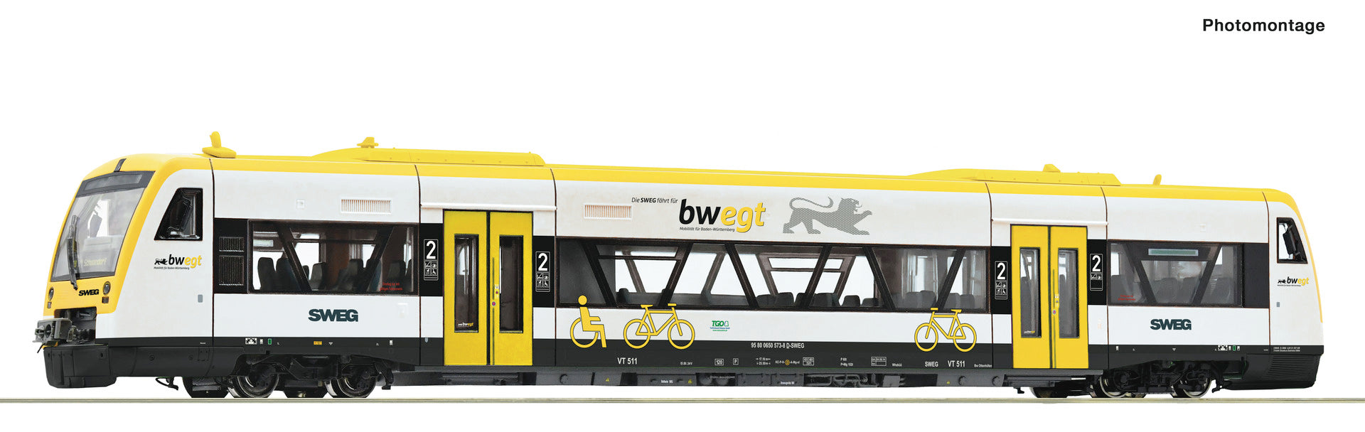 Roco SWEG BR650 Diesel Railcar VI (DCC-Sound) RC7710006