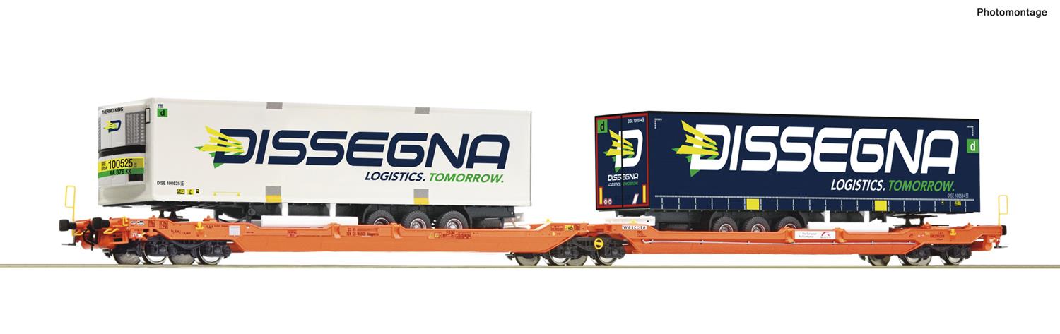 Roco Wascosa T3000e Articulated Double Pocket Wagon VI RC77395