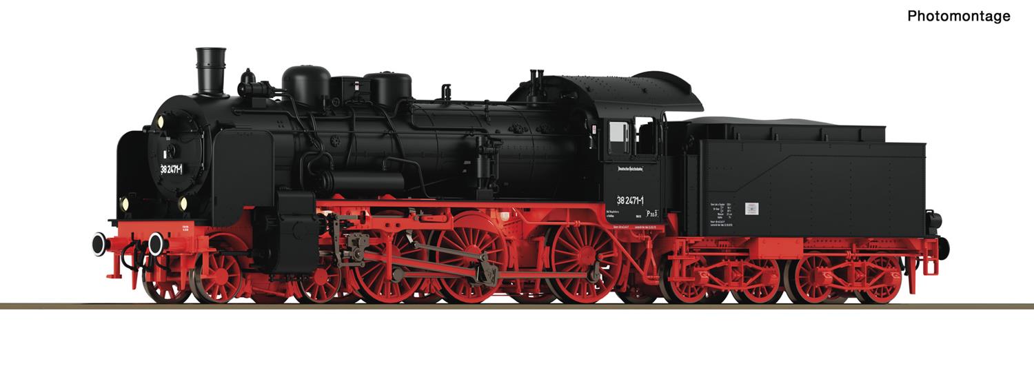 Roco DR BR38 Steam Locomotive IV (~AC-Sound) RC79382