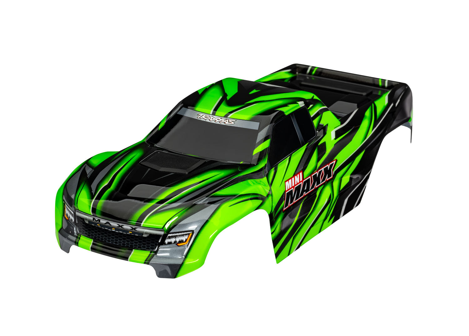 Body, Mini Maxx, Green (painted, decals applied)