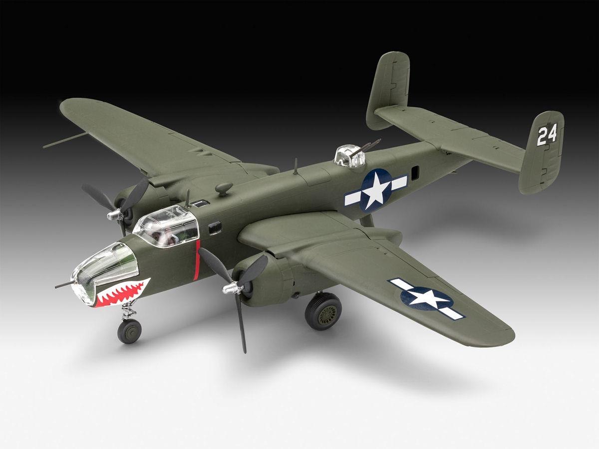 Revell US B-25 Mitchell easy-click Kit (1:72 Scale) RL03650