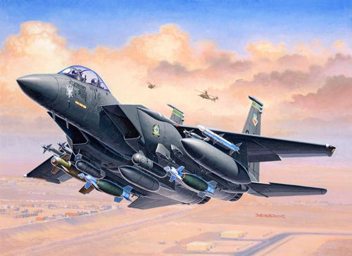 Revell US F-15E Strike Eagle & Bombs (1:144 Scale) RL03972 - Aircraft Kits