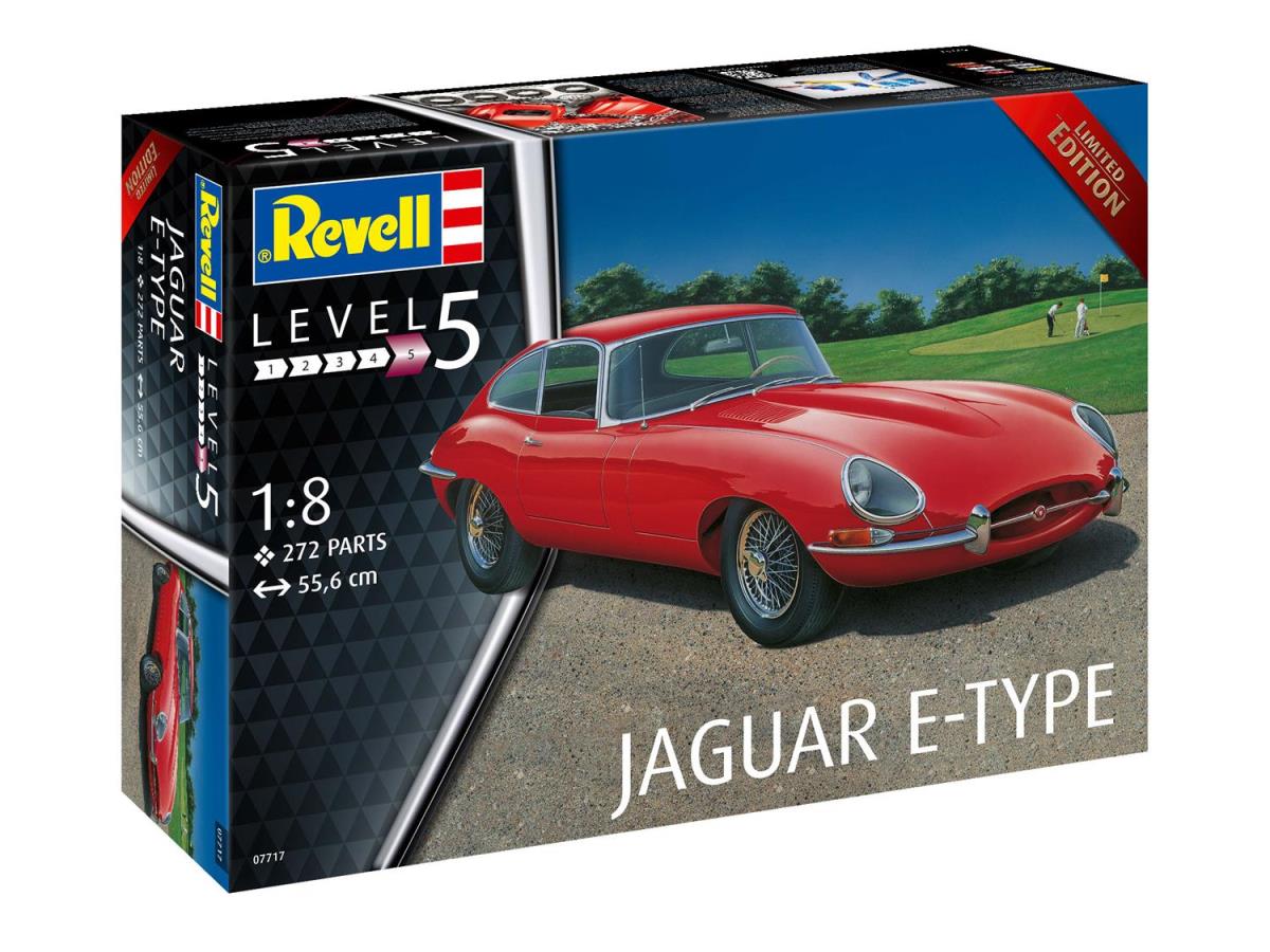 Revell Jaguar E-Type Kit (1:8 Scale) RL07717