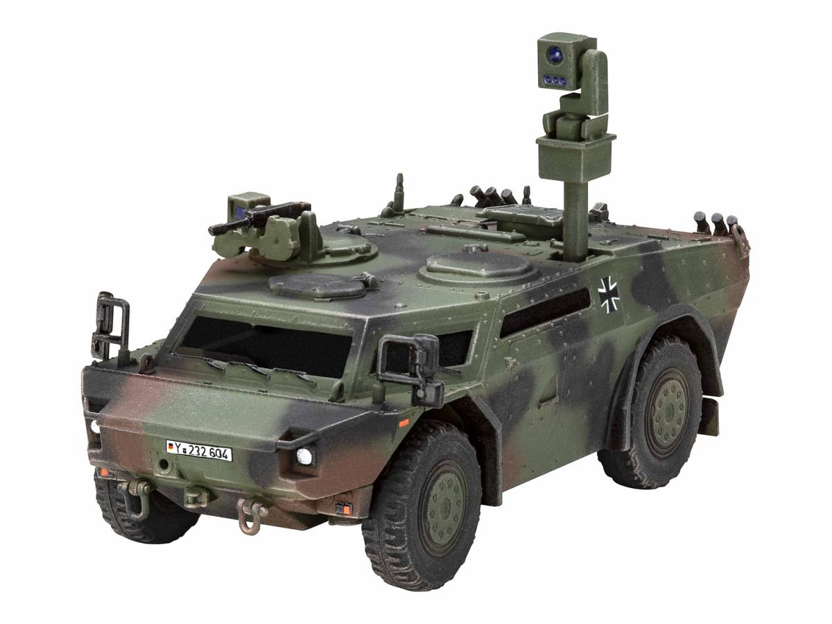 Revell Dutch Spahwagen Fennek Model Set (1:72 Scale) RL63356 - Military Vehicle Kits