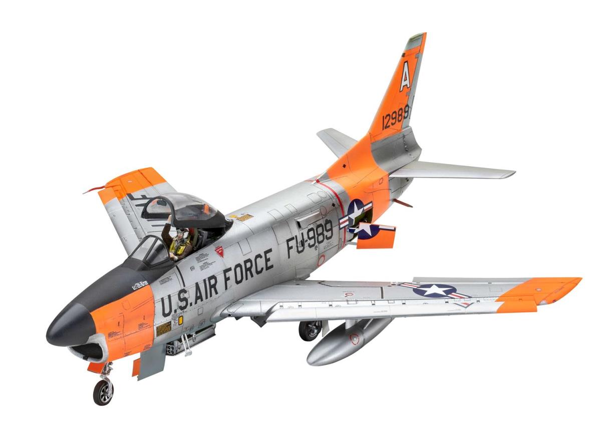 Revell US North American F-86D Dog Sabre Model Set (1:48 Scale) RL63832 - Aircraft Kits