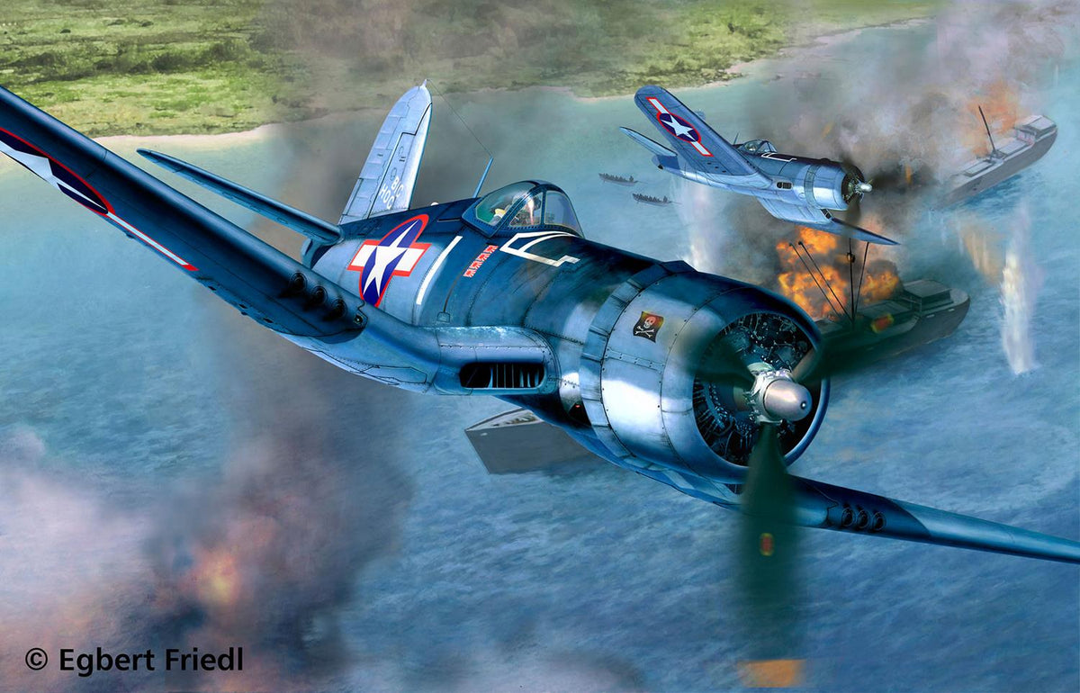 US Vought F4U-1A Corsair Model Set (1:32 Scale)