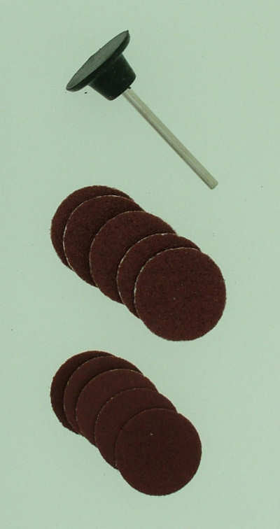 Rotacraft Rubber Pad with Coarse (5) and Fine (5) Sanding Discs RTRAB8300