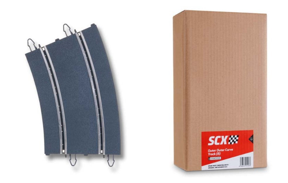 SCX SCX Outer Outer Curve (8) SCXU10401 - Slot Cars & Sets