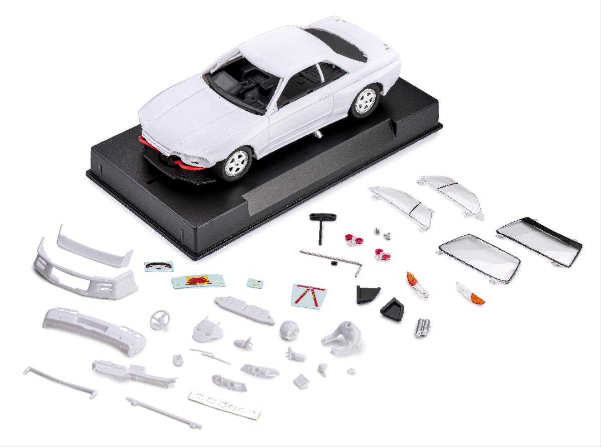 Slot It Nissan Skyline GT-R R32 White Kit Assembled Painted Parts SICA47Z