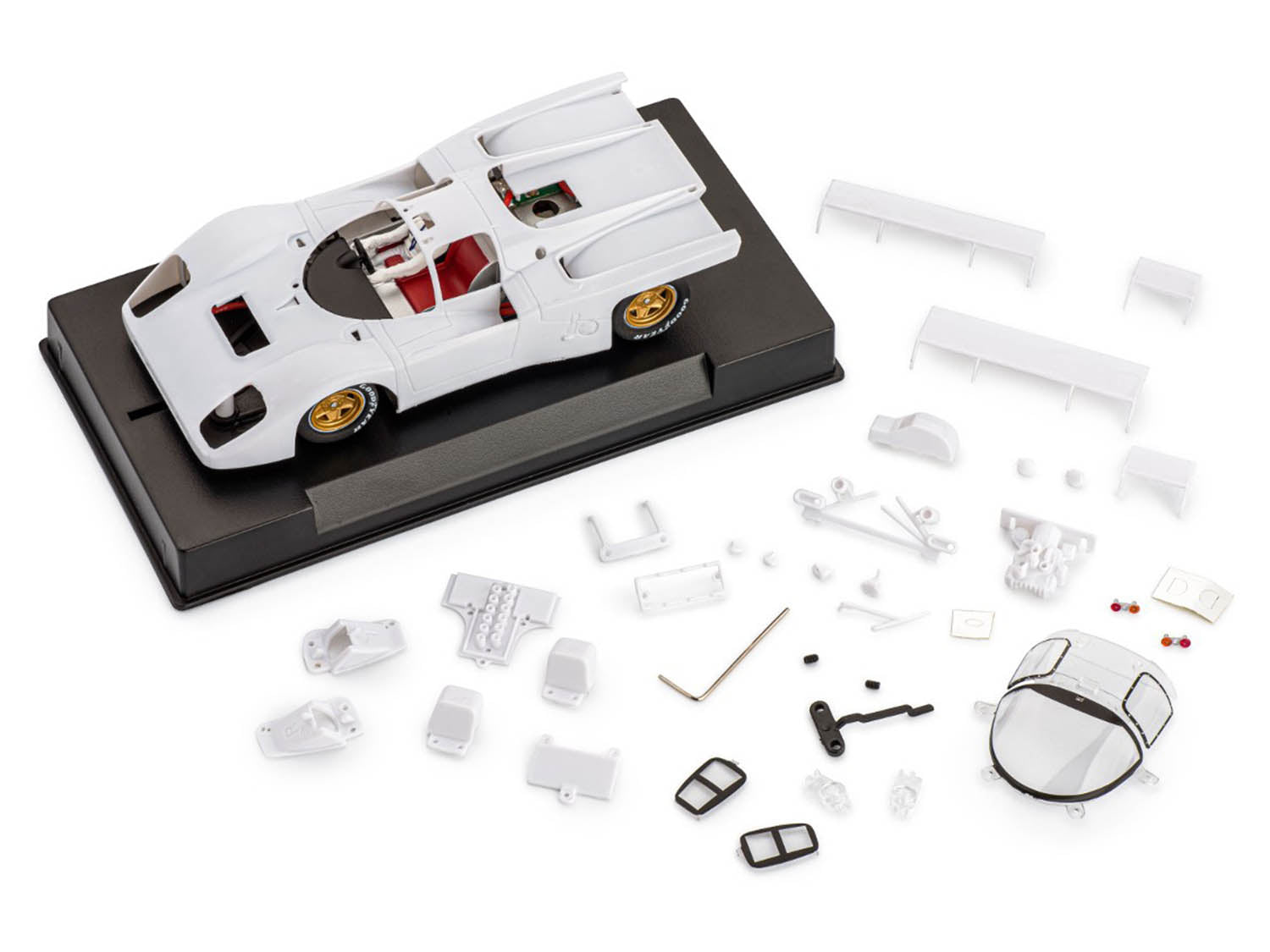 Slot It Ferrari 512M White Kit w/Pre Assembled Painted Parts SICA51Z