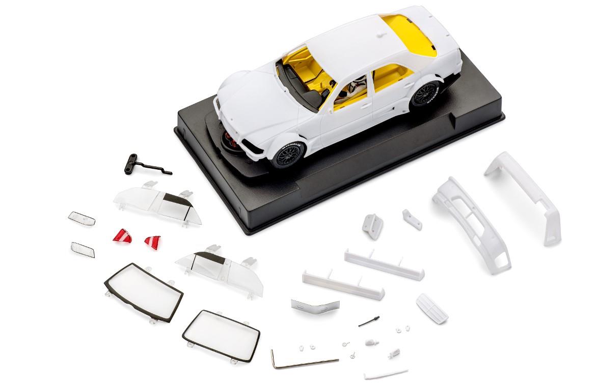 Slot It Mercedes C Class White Kit w/Pre-Assembled Painted Parts SICA53Z