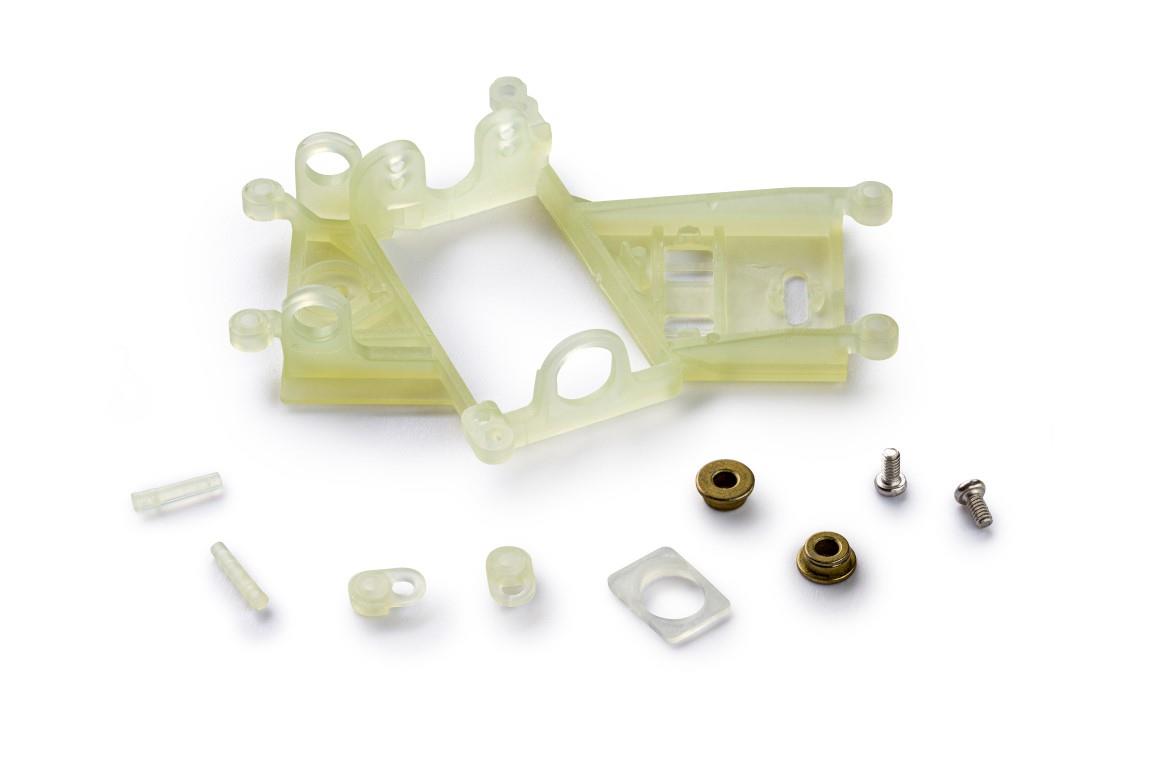 Slot It Anglewinder Motor Mount 1.0mm Offset EVO6 Hard (Bearing) SICH119B