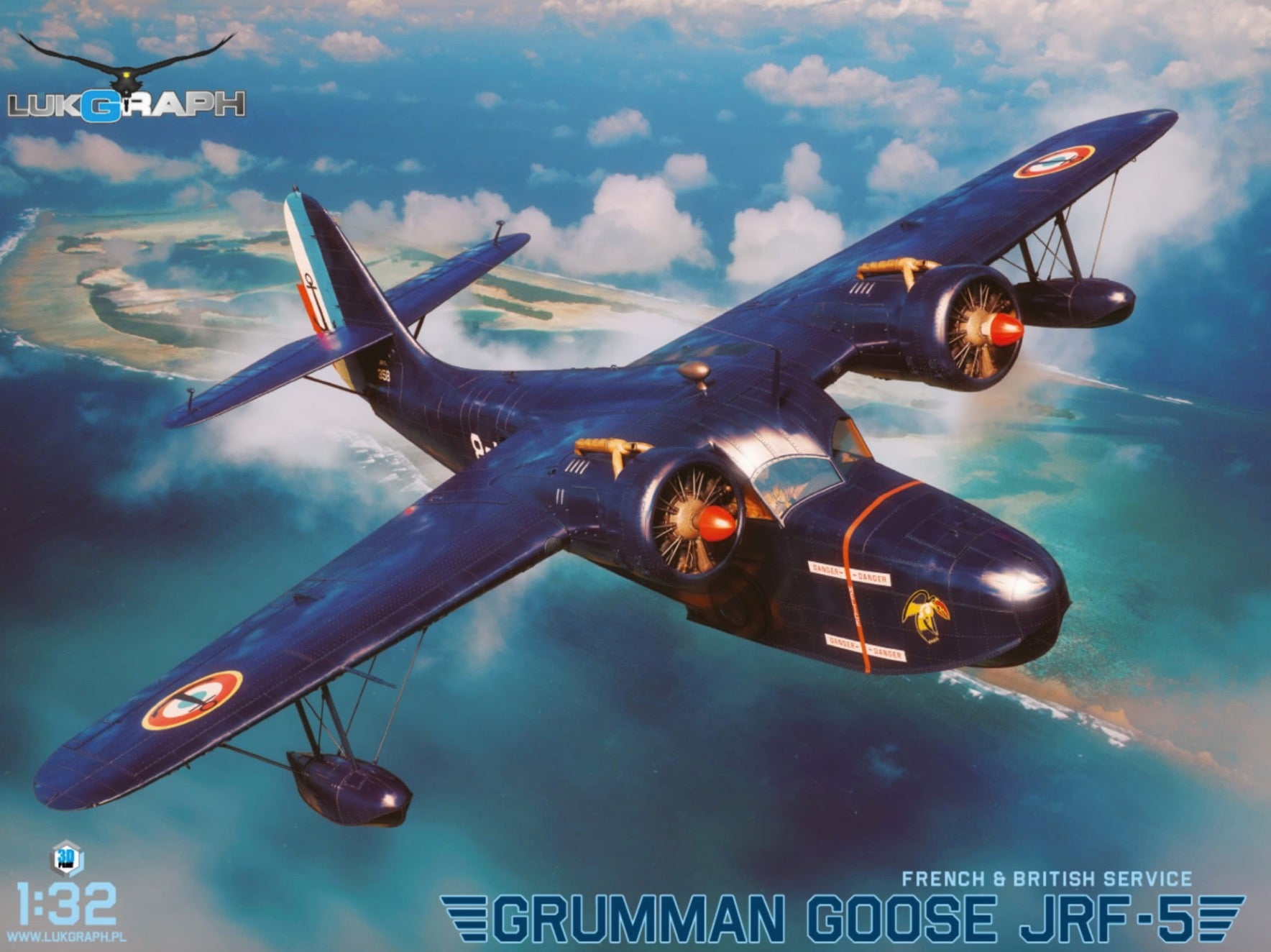 Lukgraph 1/32 Grumman Goose JRF-5 French & British Service