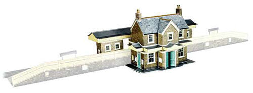 Superquick Country Station Building Card Kit SQA2