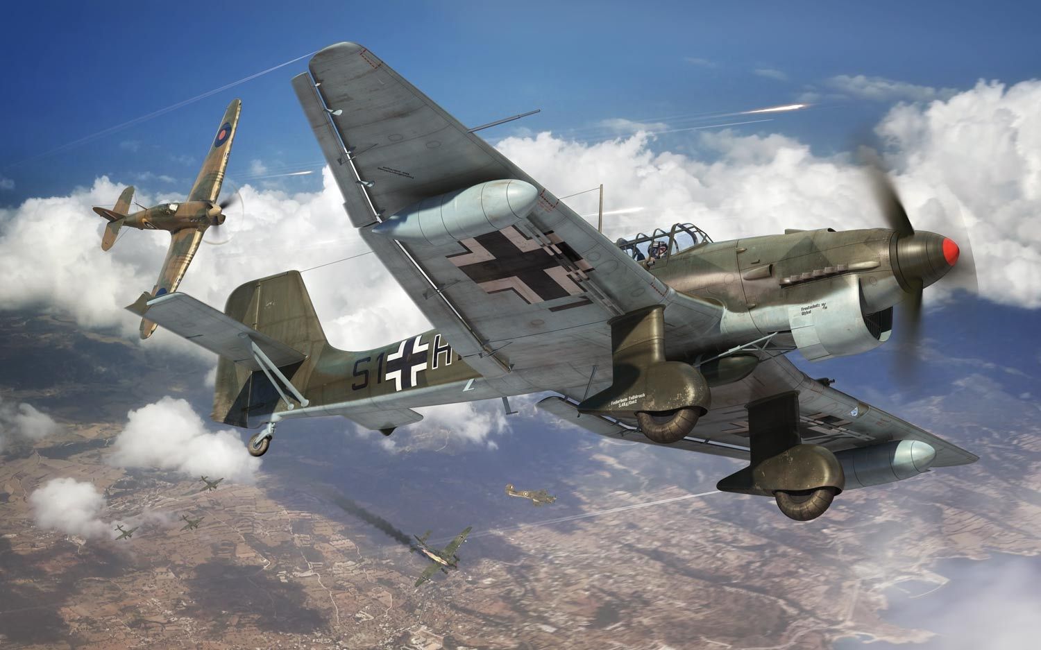 Airfix 1/48 Junkers Ju87B-2/R-2 A07115