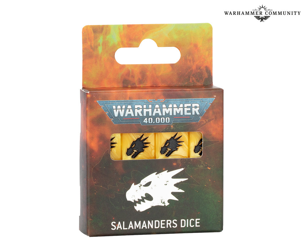 Warhammer 40000: Salamanders Dice - Warhammer 40K