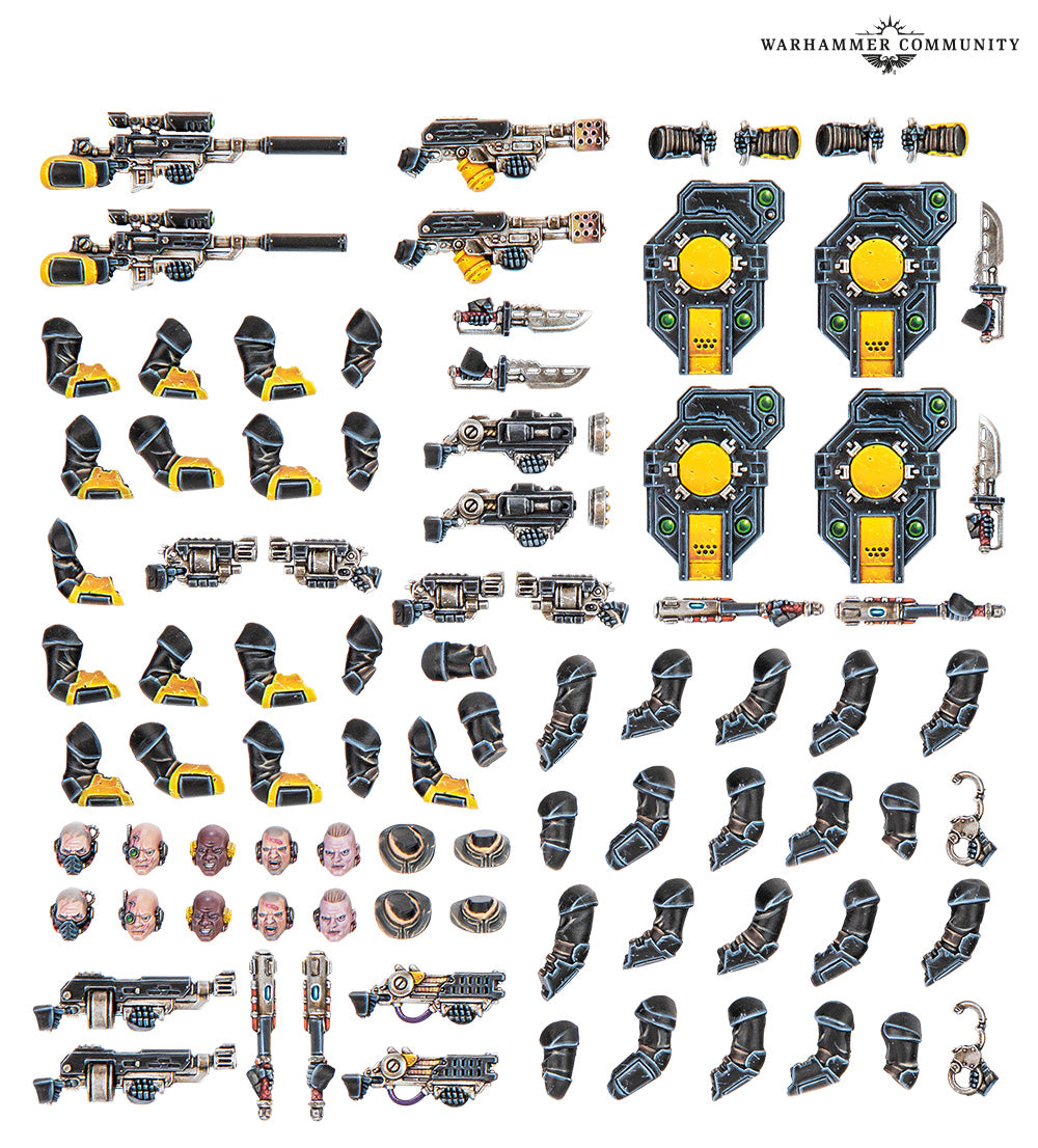 Warhammer Necromunda: Enforcer Weapons & Upgrades 301-58