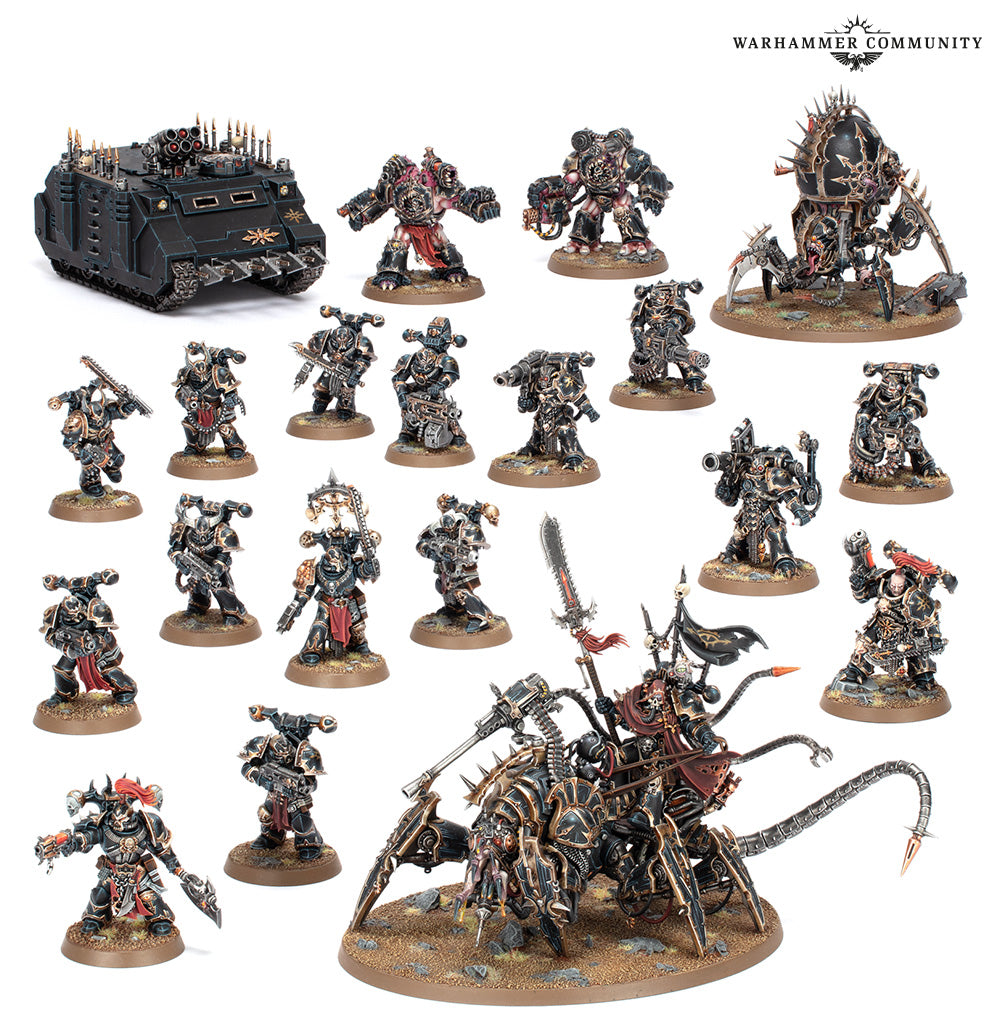 Warhammer Chaos Space Marines: Hellforged Warband 71-43