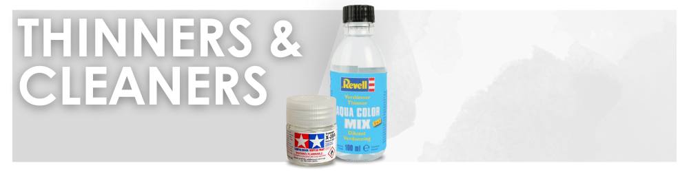 thinners and cleaners inluding tamiya and revell