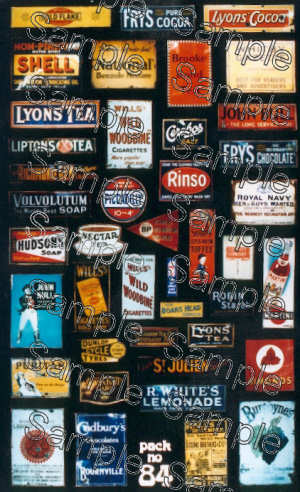 Tiny Signs Tiny Signs Enamel Advert Signs 4 TSOO84 - Scenery & Landscaping