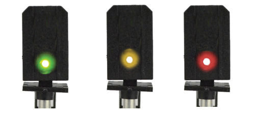 Train Tech DCC Signal (LH Feather) Multi 3 Aspect TTDS9L