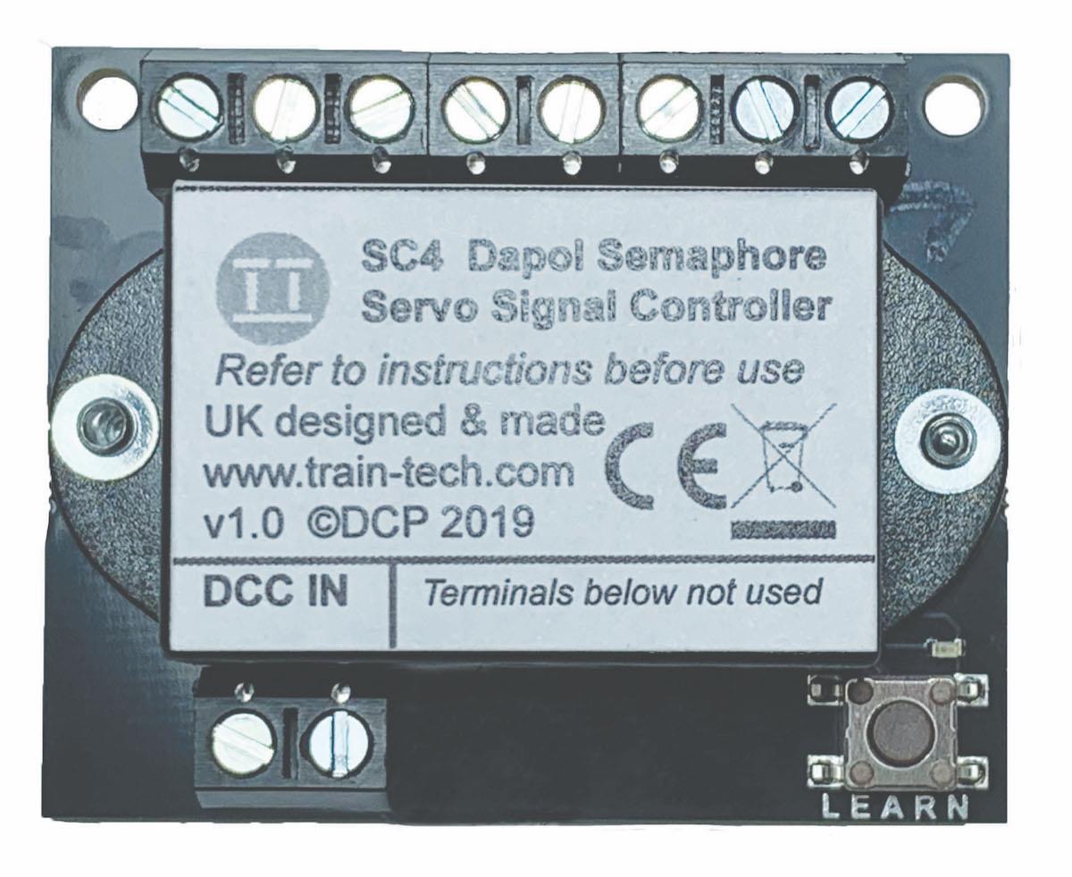 Train Tech Dual Dapol Servo Semaphore Signal DCC Controller TTSC4